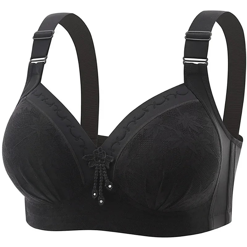 Underwire women's big sixe underwear erotic lingerie sexy bras push up bra  push-up bras Four-row Bra For Front Opening Bras