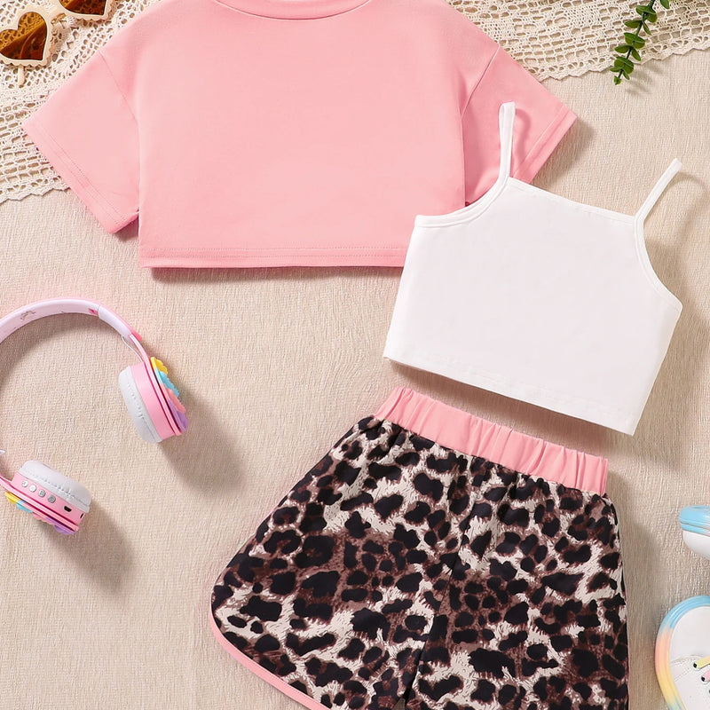Summer children fashion simple casual 3-piece girls | SAMAG