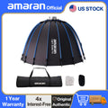 Amaran Light Dome 90 Quick-Setup Deep Parabolic Octagonal Softbox for Amaran 300c 150c 200xS 60xS by Aputure 300x 600x Pro