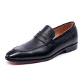 Luxury Slip On Dress Shoes Men Genuine Leather Italian Loafer Shoes For Men Black Brown Brand Formal Oxford Men Casual Shoes