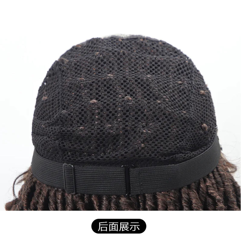 Braided Wigs Black 26inch Two-strand Swallowtail Braid Synthetic Lace Front Wig for Women  Box Braids Wig Lace Front for Daily