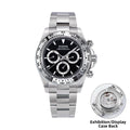 Sugess Panda Diver Chronograph Mens Watch Automatic Peacock SL-4801 Movement Luxury Waterproof Mechanical Wristwatches 2024 New