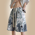 Cool Bear Print High Street Oversize Basketball Shorts | SAMAG