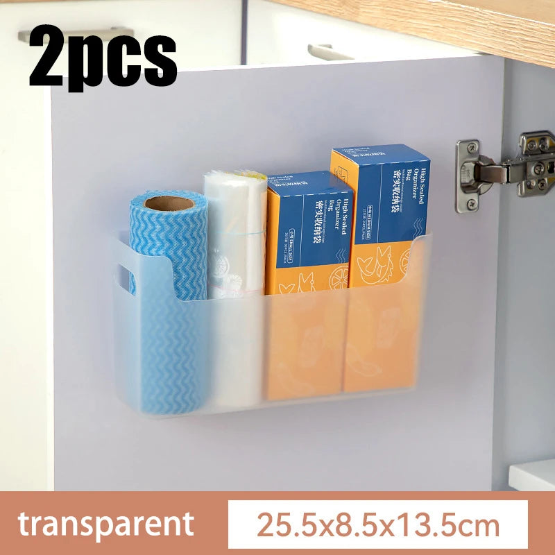 Non Perforated Cling Film Rack Inside Cabinet Wall Shelf Shelves Spice Dish Drying Door Organiser For - View 10 | SAMAG