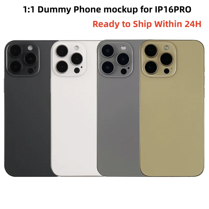 24-Hour Shipping Realistic Non-Working Dummy Phone for iPhone 16 Pro Max iPhone 16 Prop Mockup Phone for Display Photography
