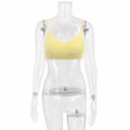 Tossy Crop Top Women Camisole Spaghetti Strap Scoop Neck Fuzzy Knit Party Club Sleeveless Slim Fit Spring Summer Y2K Casual Top