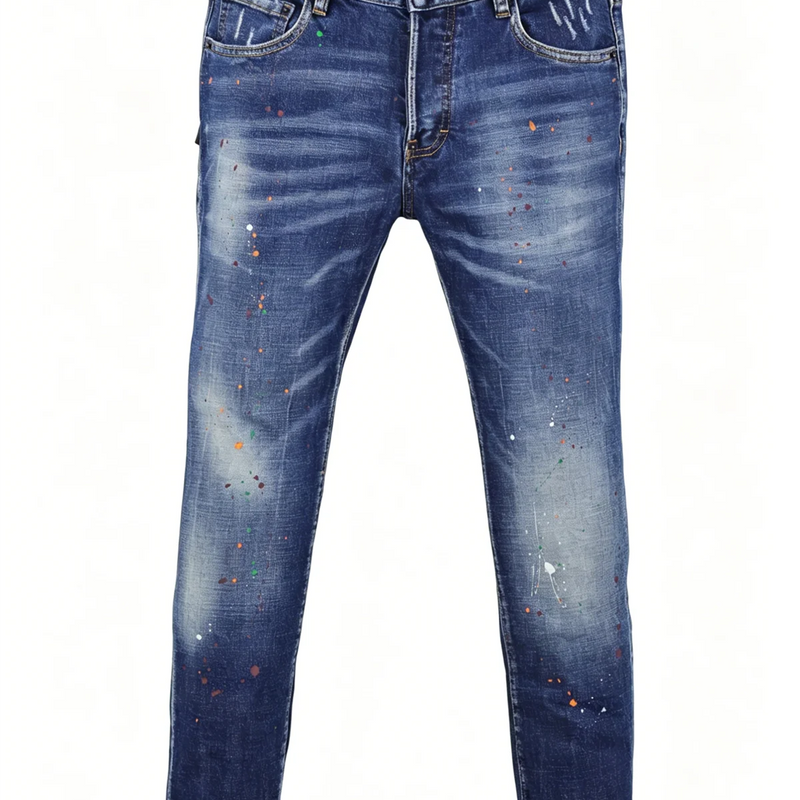 6060 Four Seasons New Men's Washed Ripped Patch Old | SAMAG