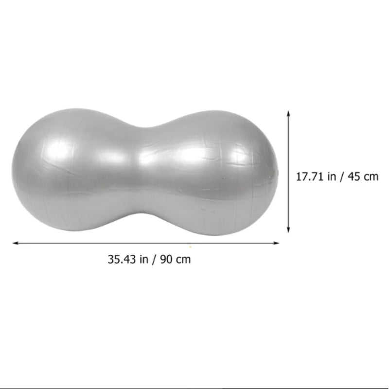 Thickened Explosion-proof Yoga Ball PVC Material Non Slip Anti-Burst Peanut Ball With Pump Core Strength Training Ball