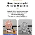 Portable Desktop Wireless Clip-on Electric Fan 2000mAh Battery Outdoor Travel Portable Electric Mini Fan for Baby Stroller Cart