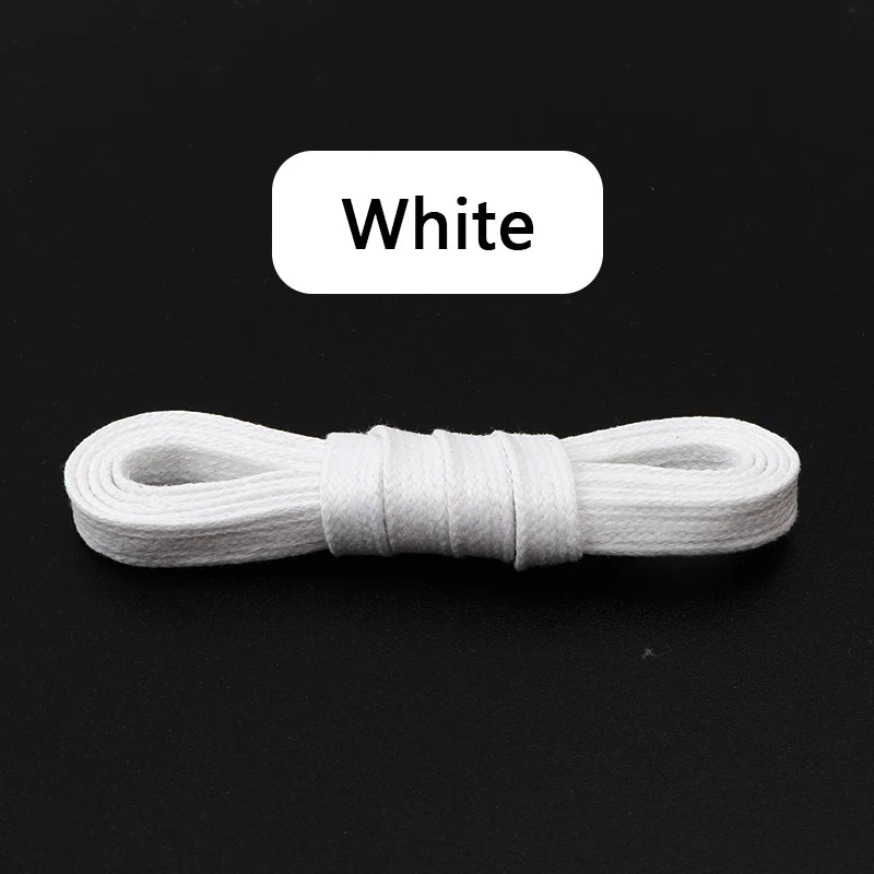 1Pair Waxed Cotton Shoelaces Waterproof Leather Shoelace Sneakers Boots Flat Laces for Shoes Accessories 70/90/120/150cm