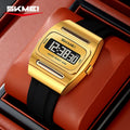 2563 Solar Power Casual Digital Sport's Watches Silicone Strap Led Waterproof Electronic Alarm Clock Gift - Visuel 4 | SAMAG