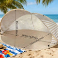 2-Person Pop-Up Beach Tent - Instant Setup Sun Shelter | SAMAG