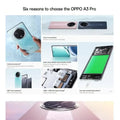 2026 OPPO A3 pro 5G Global Edition 6.7-inch FHD+ Display Smartphone 5000mAh Battery 8GB+256GB Storage Dual-SIM High Capacity
