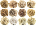 Jeedou Messy Bun Chignon Donut Hair Pad Elastic Hair Rope Rubber Band Synthetic Hairpiece Hair Accessories for Women
