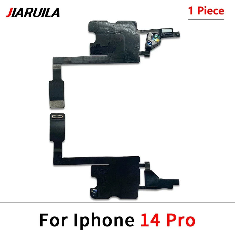 Earpiece Light Sensor Proximity Flex Cable For iPhone 13 14 15 Pro Max Plus Mini with Mic Ear Speaker Ribbon Repair Parts