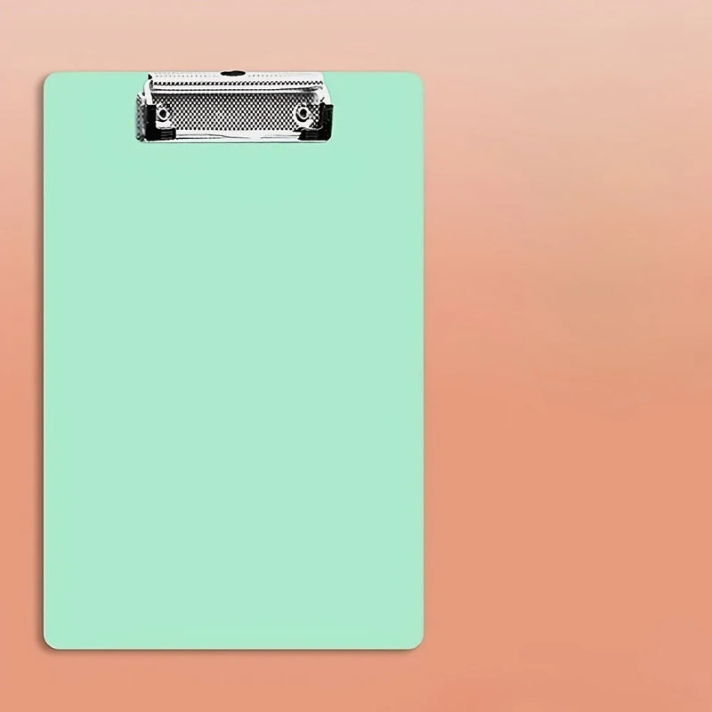 1pc A4 Plastic Color Folder with Clip - Durable Material, Multifunctional Writing Board for Exam Documents, Office Organization
