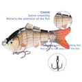 4 Inch 6 Segments Jointed Hard Artificial Fishing Lures | SAMAG