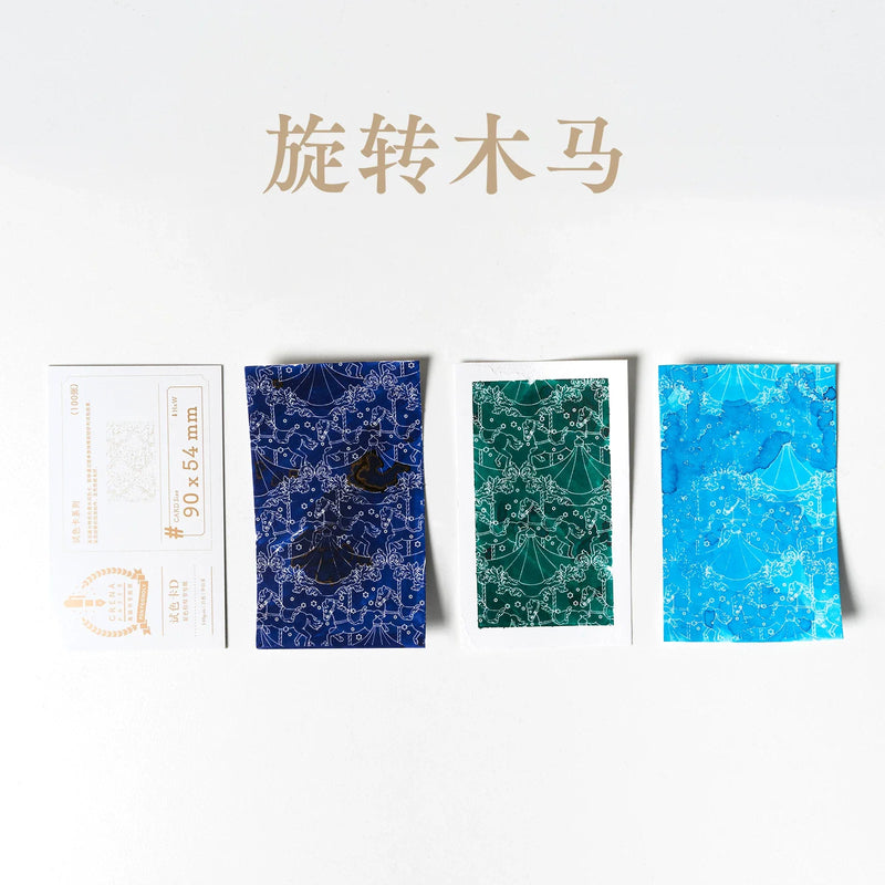 100 Sheets 54x90mm Sheen Fountain Pen Ink Test Cards Swatch Watercolor Paper Chromatography Paper Stationery School Supplies