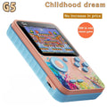 G5 500 In 1 MINI Video Game Handheld Game Players Portable Retro Video Console Boy 8 Bit Color LCD Screen Games