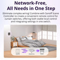SONOFF MINI-RBS Matter Smart WIFI Curtain Switch Module for Roller Blinds Precise Percentage Control Work with Alexa Google Home