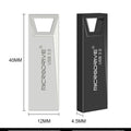 High Speed USB 3.0 Mini Metal Flash Drive 16GB 32GB 64GB 128GB Pendrive Waterproof usb drive Pen memory Sticks with key Chain