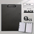 A4 File Folders Clipboard Writing Pad Memo Clip Board Double Clips Test Paper Storage Organizer For School Stationary Supplies