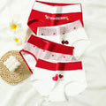 4Pcs Women'S Cotton Panties High Waist Body Shaper Underwear Plus Size M-5XL Sexy Ladies Briefs Breathable Solid Female Lingerie