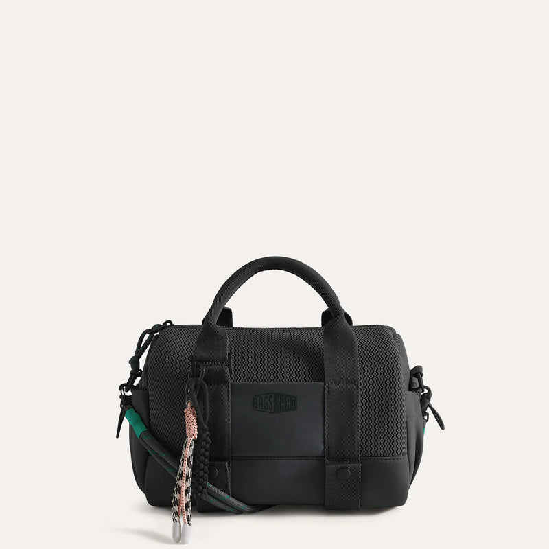 BAGSMART Boston Bag for Women Mini Duffel Shoulder Crossbody Bag Waterproof with Wet Pocket Gym Travel Daily Beach Weekender