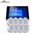 Smart Home Theater Sound Amplifier WiFi Bluetooth In-wall Android Music Panel Stereo Mini Ceiling Speaker Set Hotel Residential