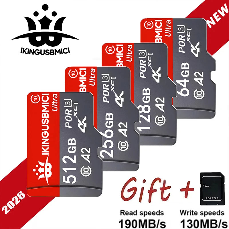 Memory Card and Micro SD Card SD Cards TF Cards Stable 16GB/64GB/256GB/512GB for Nintendo Switch Gaming Water Resistant Daily St