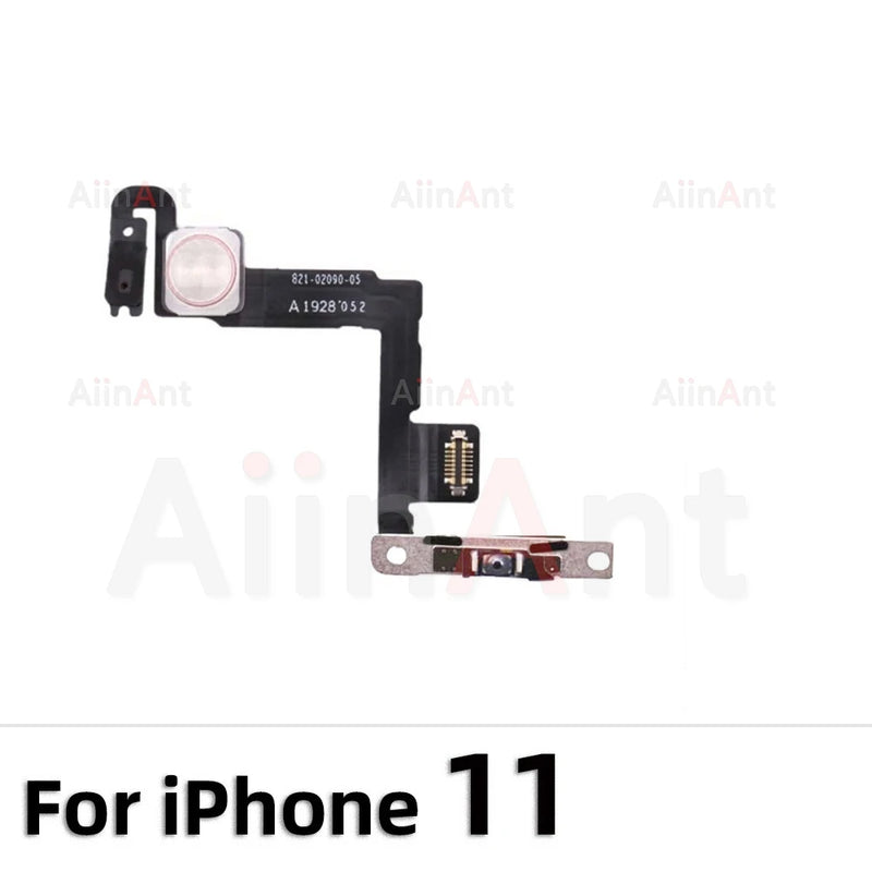 AiinAnt Power Volume Buttos Flash Light Power Flex Cable For iPhone 11 Pro X XR Xs Max SE 7 8 Plus SE 2 3 2020 2022 Phone Pars