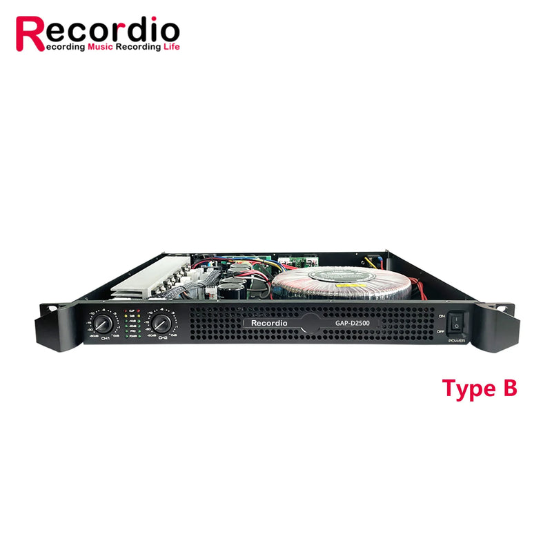 GAP-D2500 Professional Power Product DJ Amplifier 1250 Watts 2-Channels High Power Amplifier Use for Professional stage