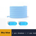 Elastic Shoe Laces Buckle Lock No Tie Shoelaces Sneakers Flat Woven Shoelace without Ties Kids Adult Rubber Bands for Shoes