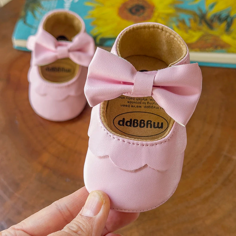 Baby Casual Shoes Infant Toddler Bowknot Non - slip Rubber - View 7 | SAMAG