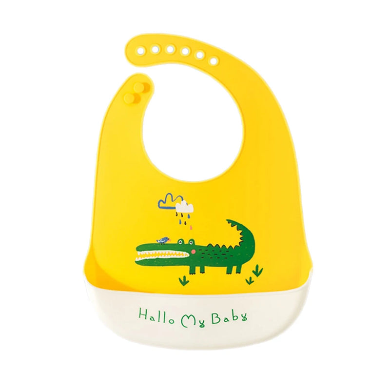 Waterproof Baby Bibs For Kids Eating Stuff Soft Silicone - View 14 | SAMAG