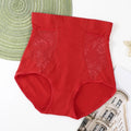 Shapewear Body Shaper With Pocket Butt Lifter Flower Slimming Panties High Waist Briefs Tighten Abdomen Female Lingerie
