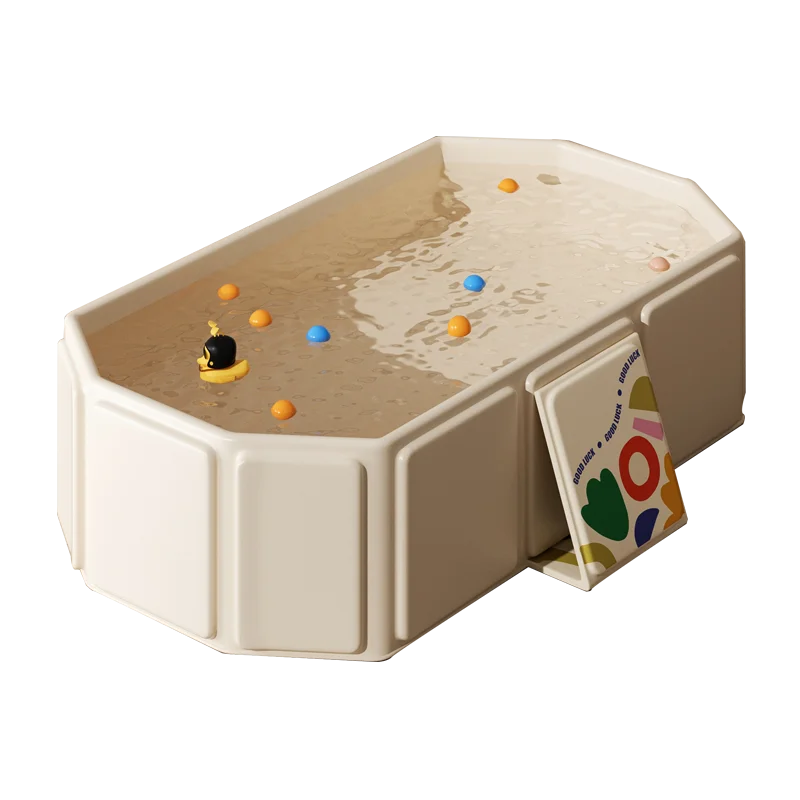 1pc Baby Bath Basin Foldable Bath Basin Easy To Store Simple Bathtub Convenient To Carry For Indoor And Outdoor Use
