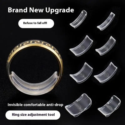 8 Sizes Silicone Ring Adjuster Resizer Anti - Loss Proof Invisible Holder Retainer Shrinker For Jewelry Tools | SAMAG