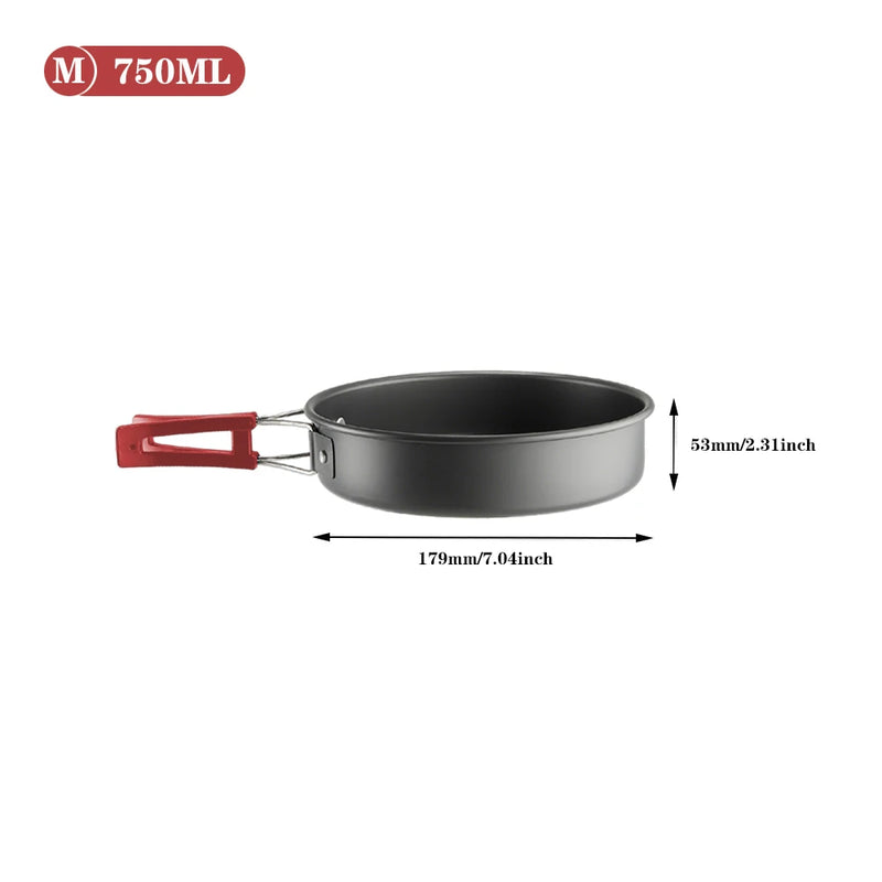 Pandatour Camping Folding Aluminum Frypan Non - stick Pan - View 9 | SAMAG