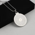 Vintage Stainless Steel Buddha Plaque Scripture Necklace Shurangama Mantra Tibetan Buddhist Vow Talisman Religious Party Jewelry