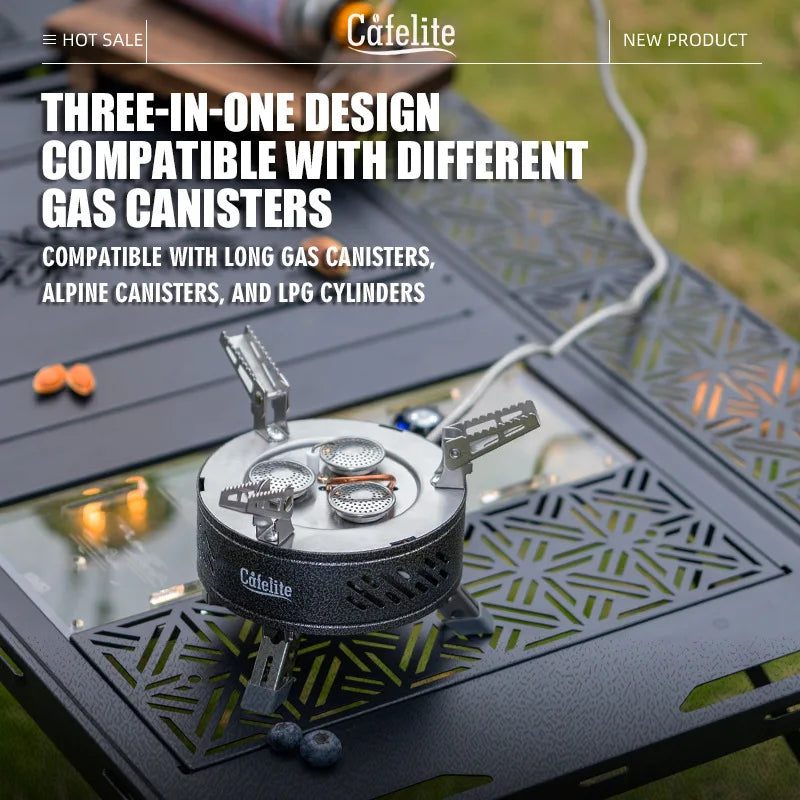 8800W High Power Camping Gas Stove Portable Split Burner - View 4 | SAMAG