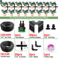 Greenhouse Drip Irrigation Kit Automatic Watering System Garden 4-Way 4/7mm to 3/5mm Hose Dripper for Pot Plant Vegetable Bonsai