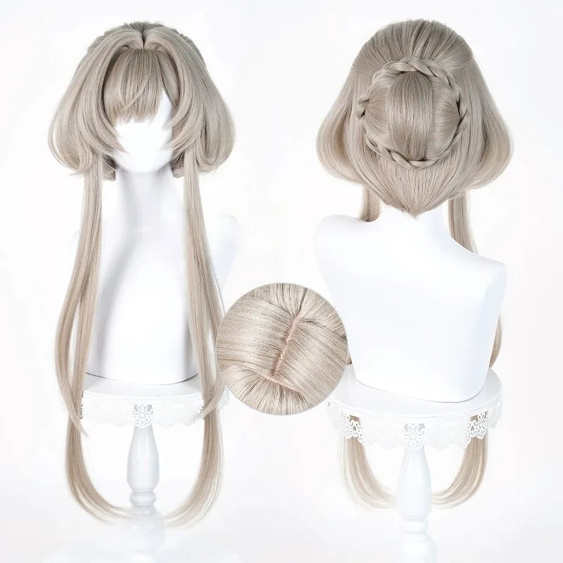 Game Genshin Impact Sandrone Cosplay Costume Uniform Accessories Outfit Wig for Women Halloween Anime Party Carnival Suit
