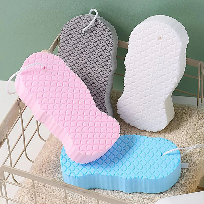 Magic Bath Sponge 3D Exfoliating Brush For Gentle Dead Skin Removal Kids Baby Body Scrubber & Massage Cleaning Tool