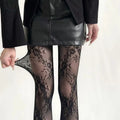 Y2K Lolita Lace Flora Tights Women Sexy Thigh High Stockings Pantyhose Lingerie Hosiery Mesh Fishnet Stockings Women Tights