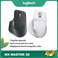 Logitech MX Master 3S Dual-mode Wireless Bluetooth Mouse Rechargeable Ergonomic for Office Design Video Editing Mac Laptop