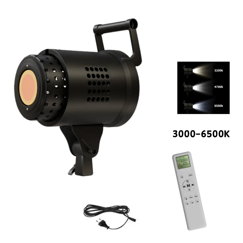 Bowens Video Studio Kit 90/135W 220V Photography Light Dimmable Kit LED Lamp 2m Tripod Flash Studio Lighting 3000-6000K 3 Color