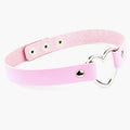 Fashion Black Pink PU Leather Gothic Punk Harajuku Cosplay Collar  Choker Necklace