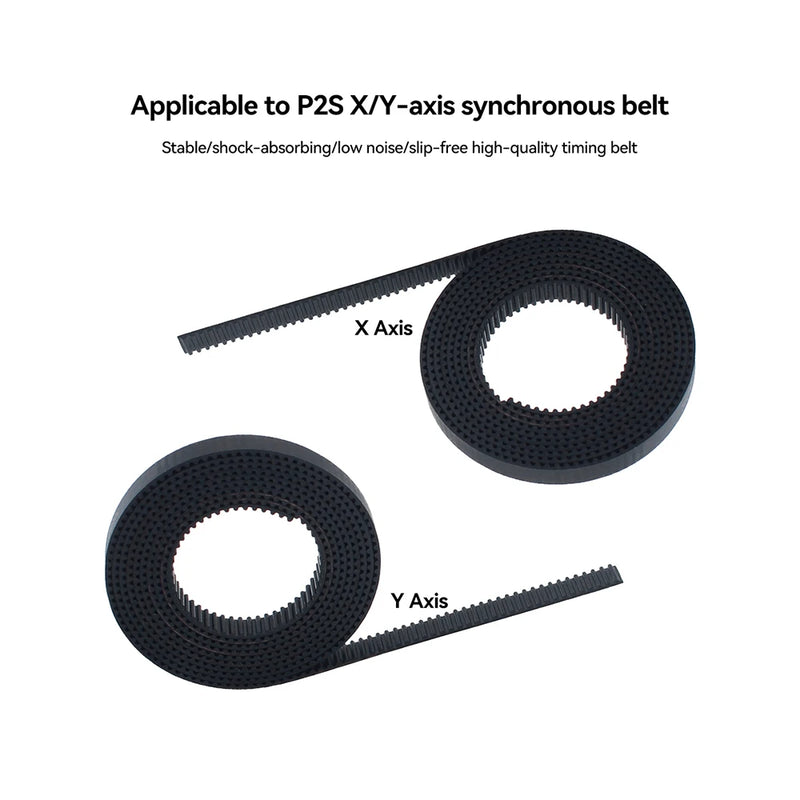 For P2S FOR 3D Printer Belt Wear Resistant Replacement Parts For 3D Printer XY-Axis Belt Kit Open Timing Belt 3D Printer Parts