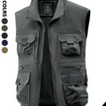 Men's Casual Work Vest, Windproof and Heat-Retaining, Suitable for Daily Commuting, Outdoor Travel, Workwear Matching, Layering at Home, Street Style, Short Trips